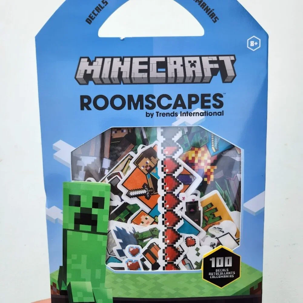 100 Minecraft Sticker Decal Set Bundle 100 Stickers Decals for Laptops, Cell Pho